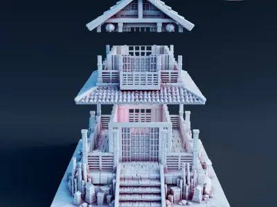 Japanese House 3D print model
