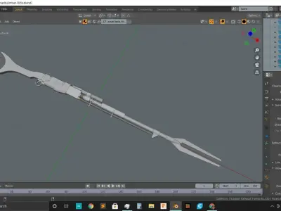 Mandos Amban Disruptor Blaster 3D model