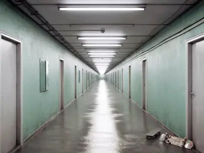 Infinite Corridor Low-poly 3D model