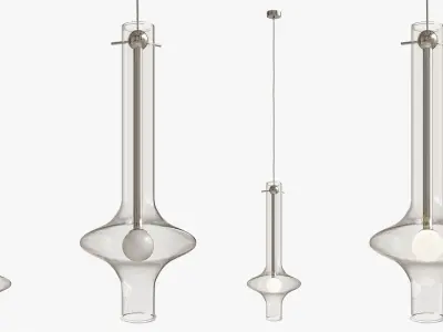 Pendant lamp Kloodi Deco PE 3D model