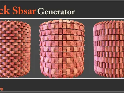 Brick SBSAR Generator Texture