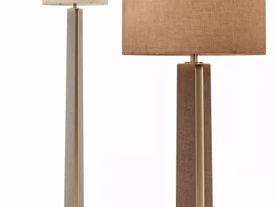 Totem Floor Lamps Low-poly 3D model