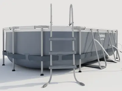 Bestway Oval Frame Pool 3D model