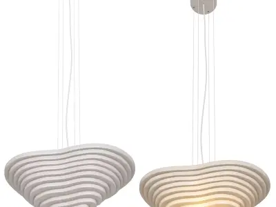 Forestier pendant lamp Nebulis XS 3D model