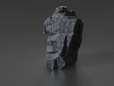 Cliff Rock 006 Low-poly 3D model
