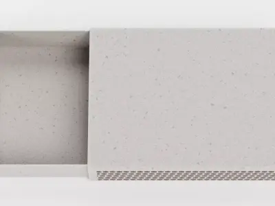 Matchbox V3 - Empty Slide-Out Box with Neutral Design 3D model