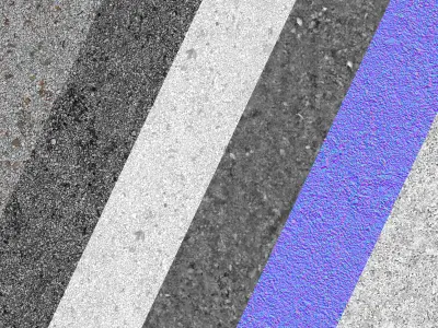 Ultra realistic Gravel White Scan 3D model