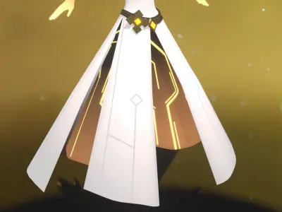 Archont Outfit Skin Low-poly 3D model