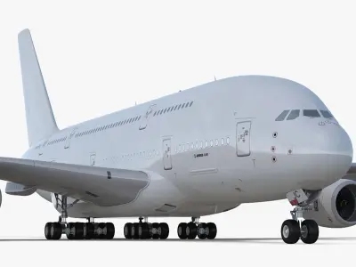  Airbus A380 800 Interior Red 