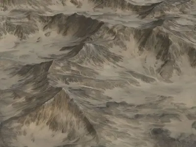 Landscape 76 Low-poly 3D model