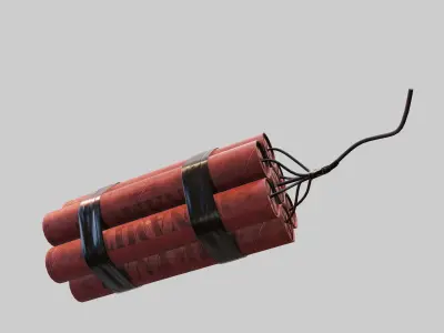 Dynamite Pack - 7 - PBR Low-poly 3D model