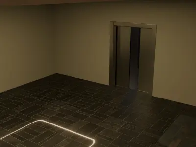 Map photography Low-poly 3D model
