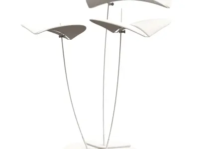 ego paris batyline blutenschirm umbrella 3D model