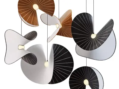 roche bobois mariposa suspension 3D model