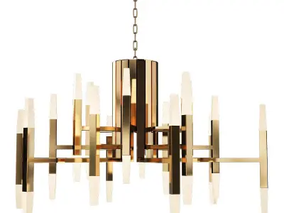 The Light 36 Bulb Chandelier Low-poly 3D model