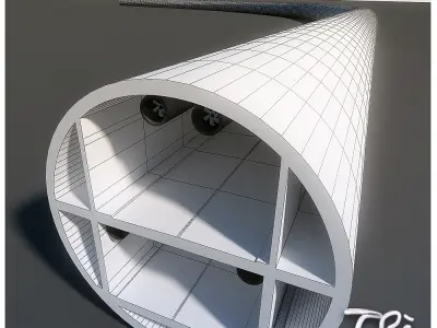C TYPE TUNNEL SECTION 3D model