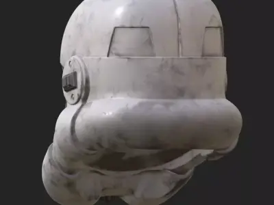 Zuke Full Size Helmet STL Files 3D print model