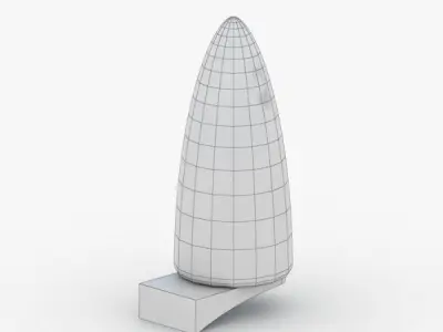 1478 - Bra Lamp Low-poly 3D model