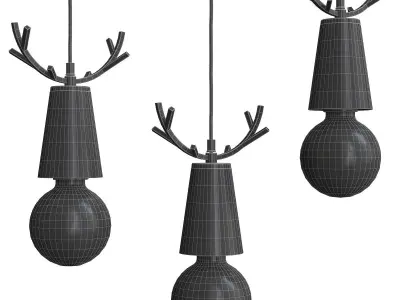 Deer One by Anzazo 3D model