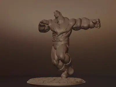 ZANGIEF - STREET FIGHTER 3D print model