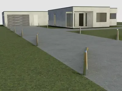 Villa house 3D model