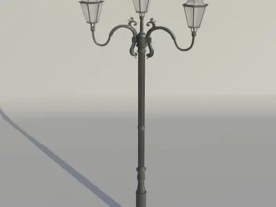Classic Streetlight 3D model