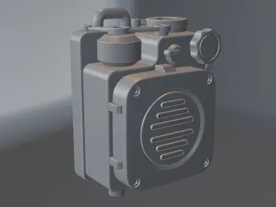 Sci-Fi speaker muzen wild  3D model
