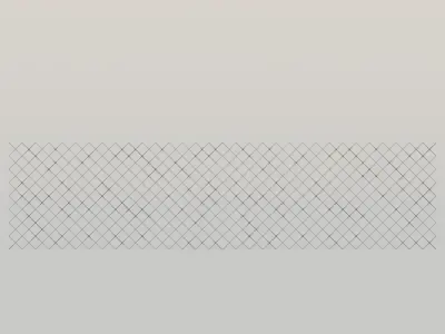 Industrial Fence and Railing - Red Free 3D model
