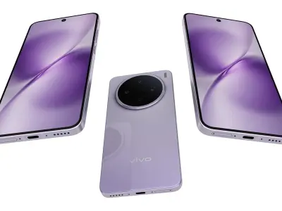 Vivo X200s Light purple 3D model