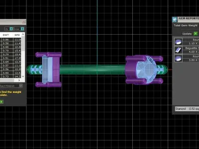 Women Light Weight Band Ring 3D print model