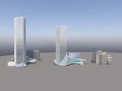 Shanghai 3D model 3D model