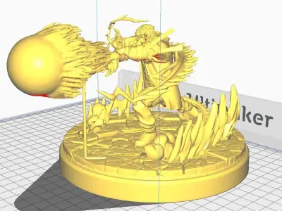 Ken Street Fighter 6 Hadouken 3D print model