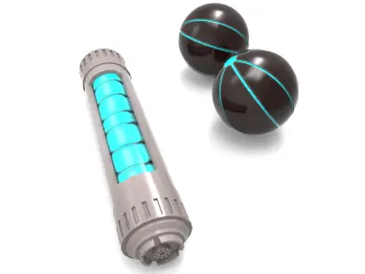 Grenade Sci-Fi  Low-poly 3D model