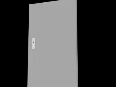 a door with handle Free 3D model