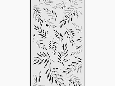 3d bunglow leaf pattern 3D print model