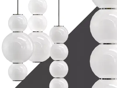 Formagenda spheres hanging from ceiling 3D model