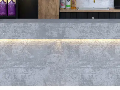 Coffee dot in minimalist style 3D model