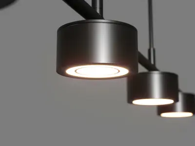 Clyde 4 MoodMaker Rail Light Low-poly 3D model