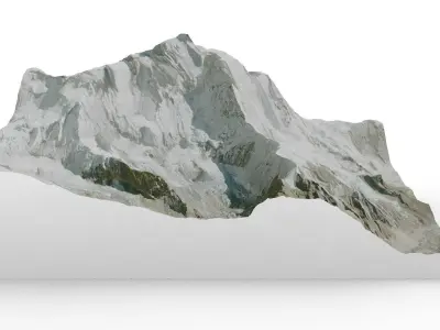 Mount Makalu 3D model