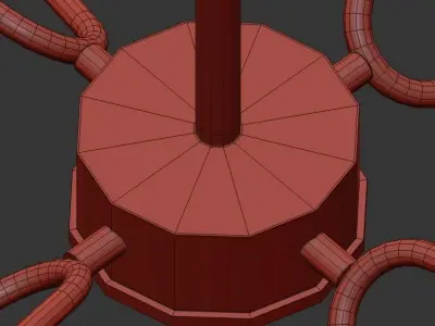 Sputnik Loft Globe 3D model