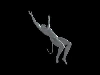 AVTR005 Avatar Backflip Animation 3D model
