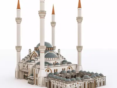 Ottoman Mosque 3D model