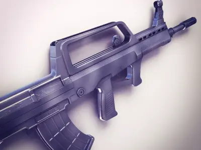 QBZ-95 Assault rifle Hi-Res 3D model