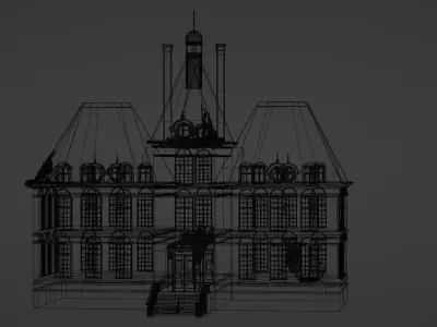Moulinsart - Marlinspike Hall - The Adventures of Tintin 3D model