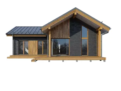 Alpine house Ansi 3D model