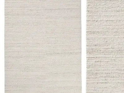 ANNU WOOL RUG 3D model