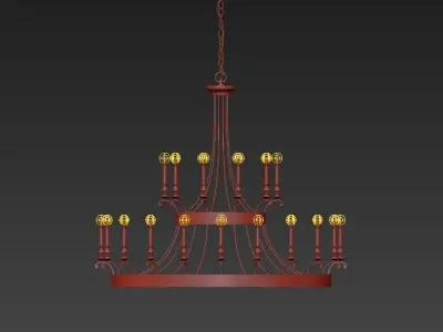 Lodestar Chandelier 3D model