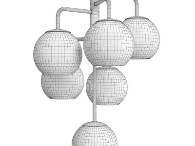 BANYAN CHANDELIER Low-poly 3D model