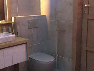 Small bathroom  3D model