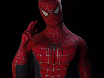 Raimiverse Spider-Man 2 with SM3 Black Suit Variant 3D model